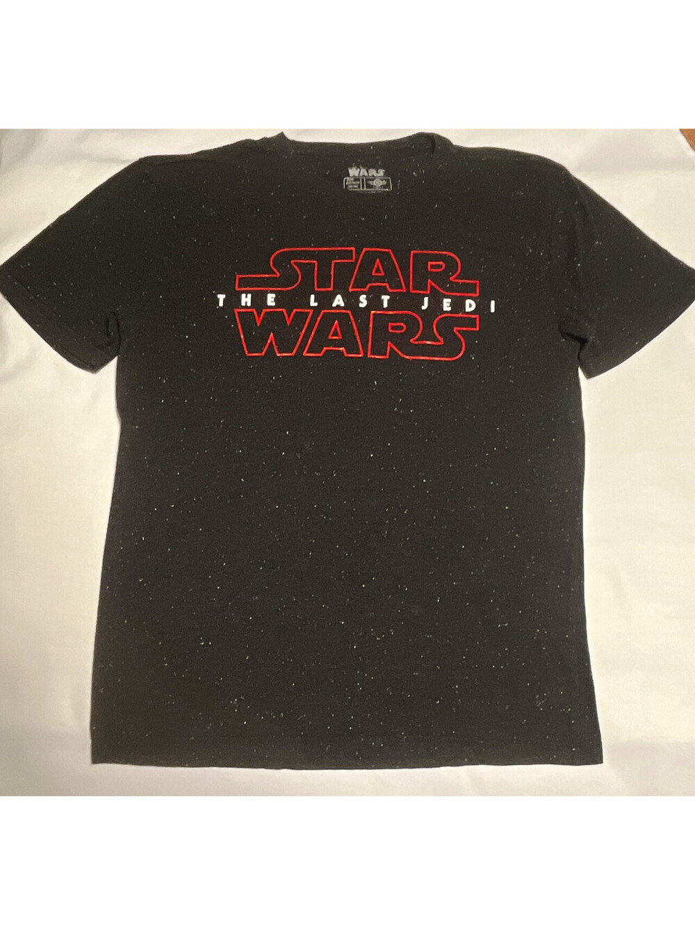 Star Wars VIII: The Last Jedi Black Speckled Graphic T-Shirt